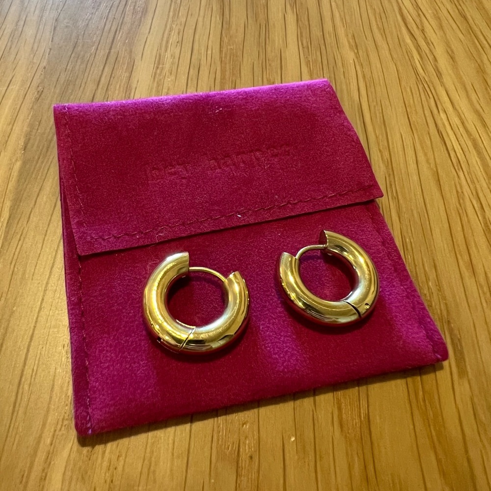 Hey Harper - waterproof chunky hoops